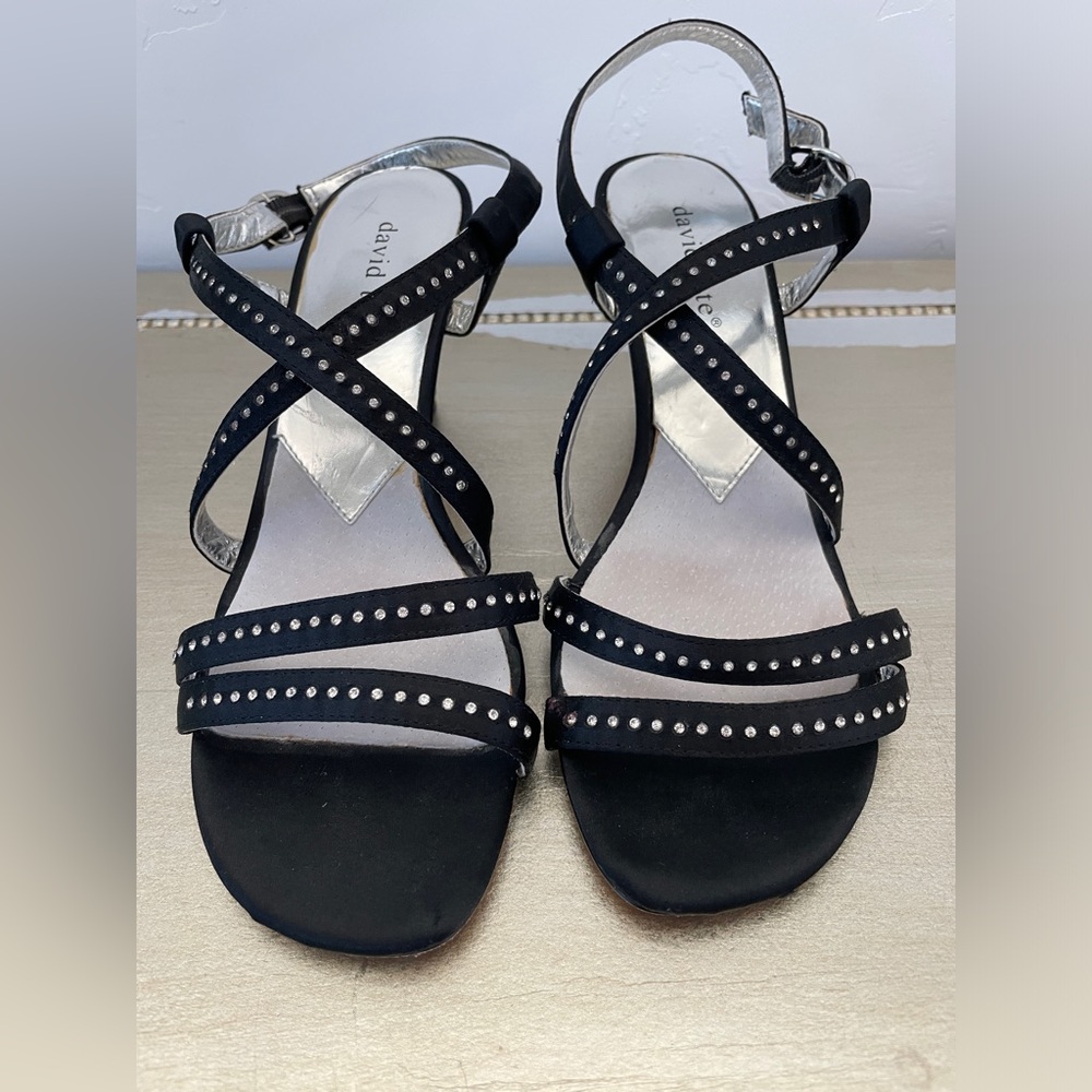 David Tate Rhinestone Heels - Picture 5 of 12